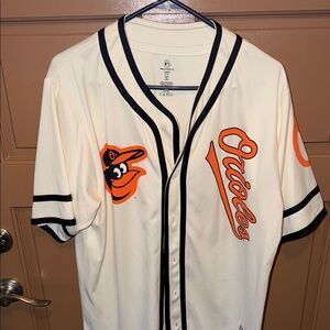 MLB Orioles white Baseball Jersey
